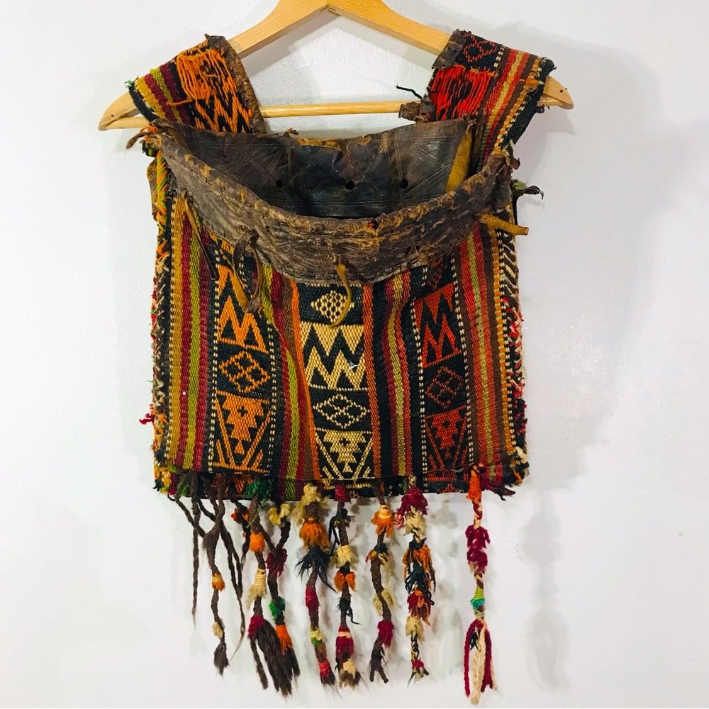 Antique hand made unisex hipster bag - Picture 3 of 16